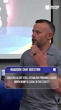 Your dog alerts. Hemp is legal. Now what?