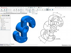 SolidWorks Tutorial for beginners Exercise 56