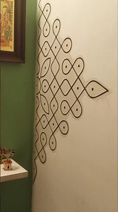 Kolam Sticker from Meesho ✨ | Puja Room Makeover 😍 | Simple and Neat 🤌🏻 | Life in Chennai 🍃