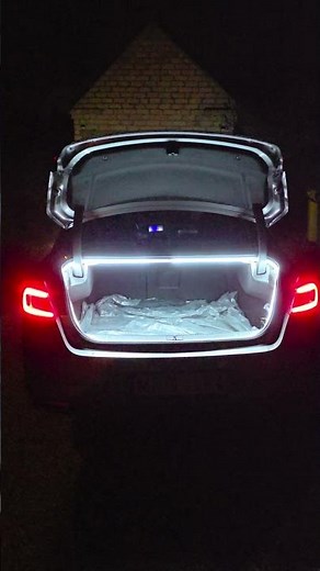 Car trunk led light upgrade dynamic flowing scanning