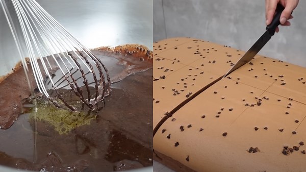 How to Make Giant Castella Chocolate Lava Cake