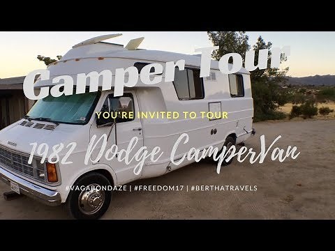 Camper Van Tour Vintage 82 Dodge One of a Kind (VagabonDaze)