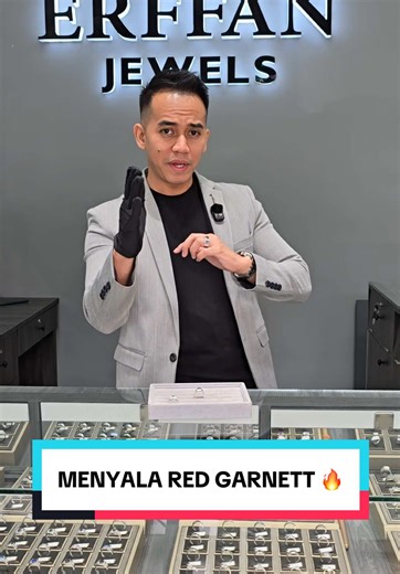 MENYALA RED GARNETT 🔥 - Batu Merah Memukau dari Sri Langka
