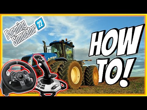 FS22 How To Setup Steering Wheel And Joystick!