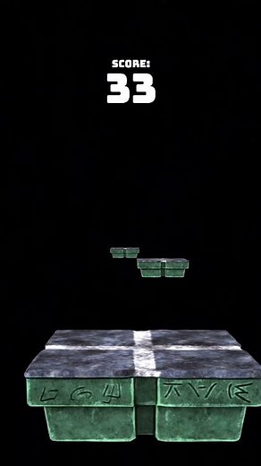 Satisfying Block Jumps | Relaxing Mobile Game #shorts