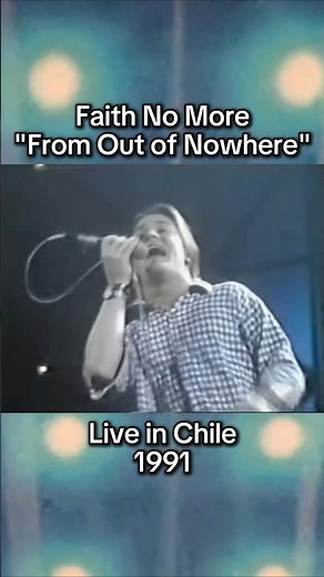 Faith No More - "From Out of Nowhere" live in Chile (1991) #faithnomore #90alternative #90smetal