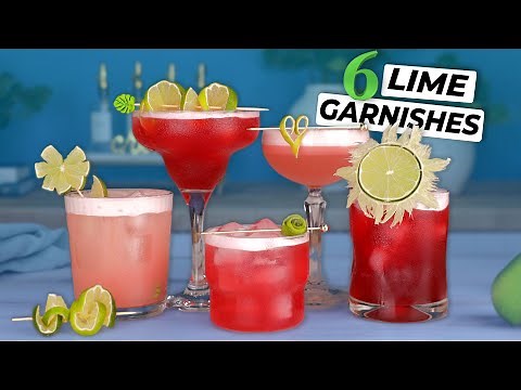 6 Unique Lime Cocktail Garnish Ideas!