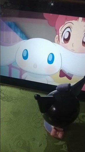 KUROMI WATCHING THE CINNAMOROLL MOVIE!🖤💙 #subscribe #sanrio #sanriocharacters