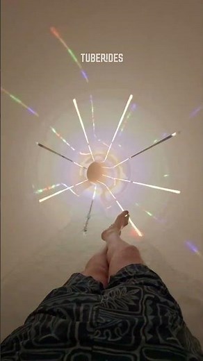 Interactive LED Water Slide #shorts #waterslide #waterpark