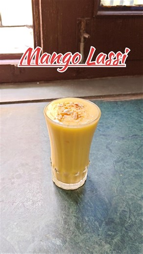 🥭 Perfect Mango Lassi Recipe | Thick & Creamy Summer Drink #shorts #lassi #theamankitchen