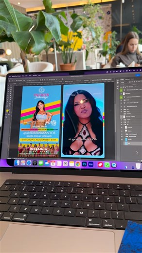 motiondesignart on Instagram: "Animated this flyer for our client featuring @andreinasntos from Love Island USA 💖🏝️ The PSD was pretty simple, but after some animation magic, it turned out amazing 🎬✨ Crazy what motion can do! Wanna learn how to animate flyers like this? 🎓 My Motion Flyer Course is 50% OFF right now! 🎉 (AI lessons coming soon 👀 not included yet) 💻 Check the link in bio for all projects 💌 Or DM me if you need one made for your brand"