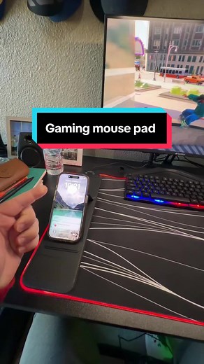 Best addition to my setup🙏 #mousepad #gamingsetup #giftsforhim #pcgaming #christmasgiftideas