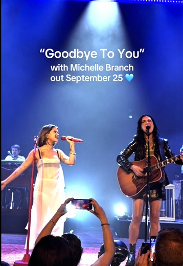 tears form behind our eyes & we just might cry because “Goodbye To You” with @Michelle Branch is out september 25! 🥹💙 pre-save at the link in bio. #marenmorris #michellebranch #newmusic #popmusic #2000s