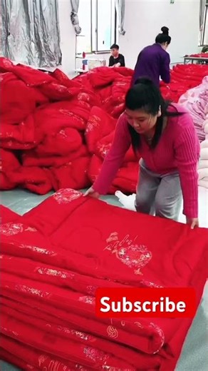 How to fold bedding or quilts in a beautiful traditional way.