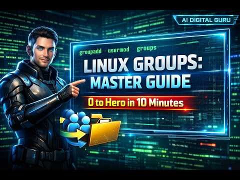 Linux Working with Groups | Group Management in Linux Tutorial [Hindi]