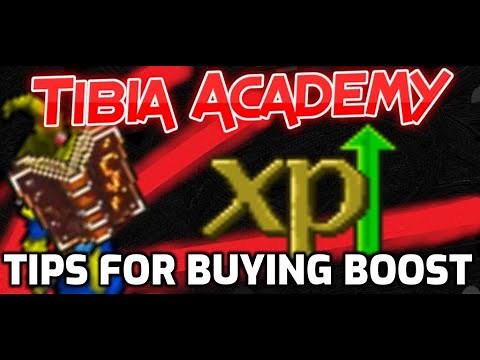 Tibia Academy - Buying XP boost tip