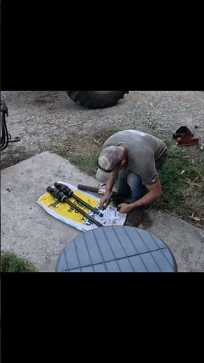 Cutting a PTO Shaft to Fit - Grain Auger Repair on an Iowa Farm