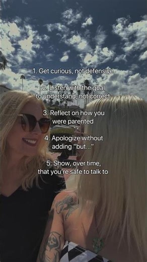 If you want to repair the relationship with your adult child,