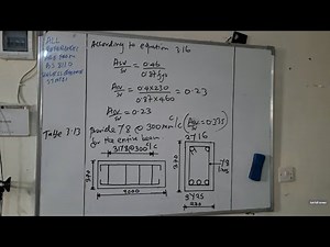 EXAMPLE 2-DOUBLY REINFORCED BEAM DESIGN TO BS 8110