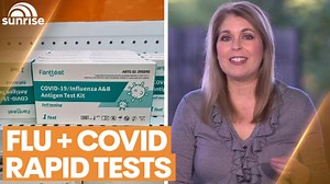 The new rapid antigen test detecting flu and COVID-19