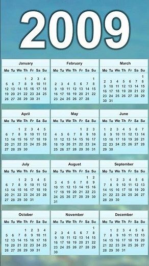 2009 Calendar