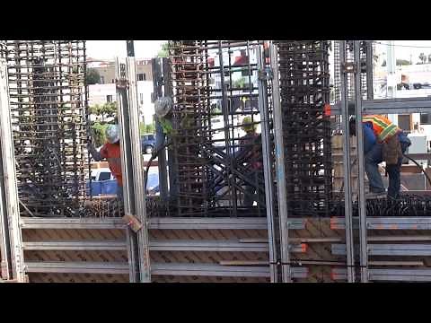 High Rise Apartment building - Concrete columns and core walls