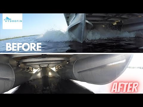 Before and after video on a 18' SunTracker with a 60HP