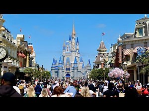 Magic Kingdom 2026 Spring Break Crowd Levels & Wait Times in 4K | Walt Disney World Orlando Florida