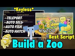 Build a Zoo Script Showcase | Auto Fish & Auto Hatch OP Features! | Roblox Script | Keyless