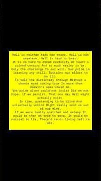 Reading WH Auden. Poem - Hell. #spokenword #poetry #poemreading #music