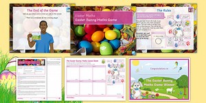 Maths Easter: Bunny Maths Game