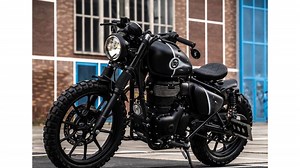 This custom-made Royal Enfield Starship Meteor 350 is inspired from Star Wars
