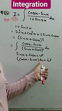 Integration Chapter 7,Exercise 7.3,Qestion 14 #integralmaths #integration #mathstricks #maths