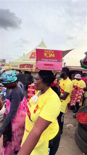 Alaba Market Activation Tasty Tom Seasoning Powders will make your meal more palatable 🤍👌#tastytomseasoningpowders #emeliabrobbey