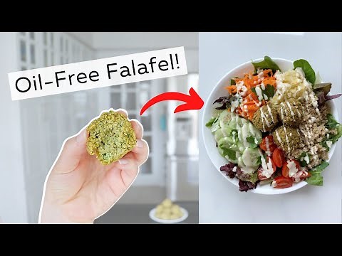 Easy, HEALTHY, WFPB (Vegan) Falafel! Baked, Not Fried = Oil-Free and Low Calorie!