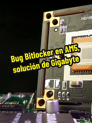 GIGABYTE resuelve el bug de BitLocker en placas AM5. #GIGABYTE #BitLocker #AMD #BIOSUpdate #tpm