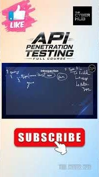 WoooooW | API Penetration Testing Full Course #api #ethicalhacking #thecyberhub