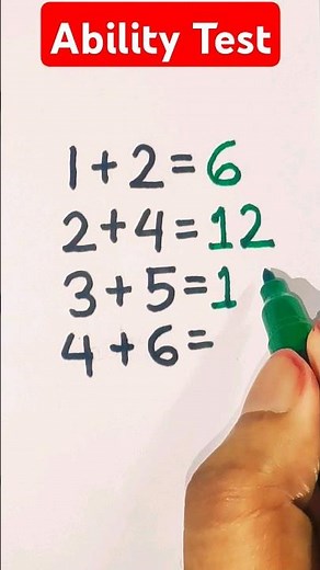 Ability Test 🎯 #shorts #youtubeshorts #maths #ability #explore #explorepage