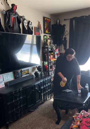 Cleaning My Space: Embracing Gothic Style