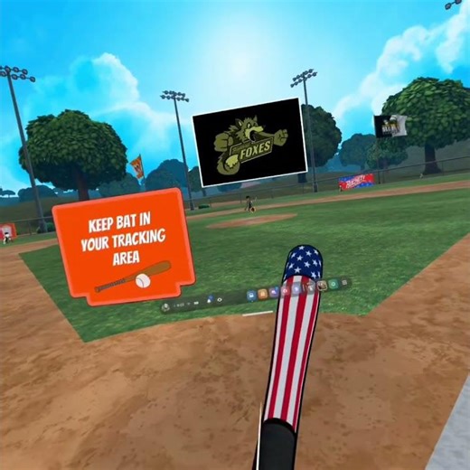 Home run with new bat