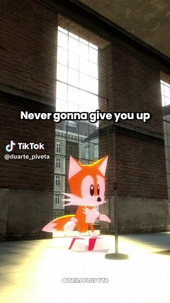 Sonic and Tails Dance to Never Gonna Give You Up