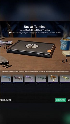 OPEN DEAD HAND TERMINAL NEW CS 2