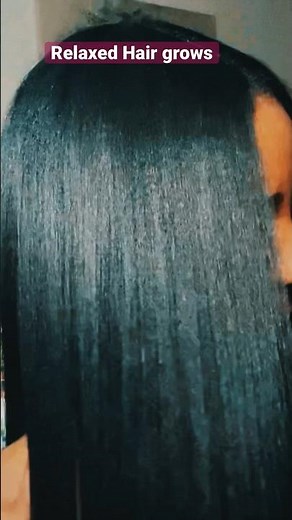 Relaxed Hair Grows | Healthy Relaxed Hair Care #relaxedhaircare #relaxedhair