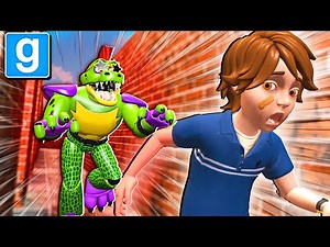 NEW GMOD FNAF SECURITY BREACH MAZE RUN (PART 1) - Five Nights at Freddy's Garry's Mod