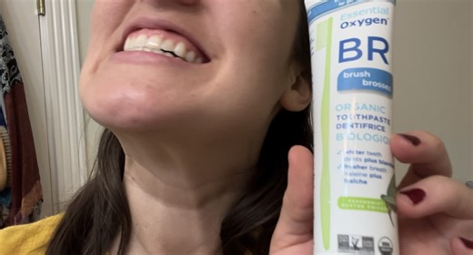 Watch Honest Review of Organic Toothpaste on Amazon Live