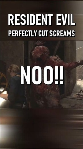 LEON MAKES ME SCREAM #residentevil #blight #residentevilrequiem #fyp #funnymoments #leon