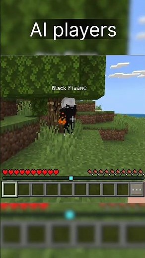 Minecraft But I Have AI Players Control! 😱 (AI Multiplayer Mod) #shorts #minecraft