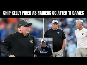 Chip Kelly Fired as Raiders Offensive Coordinator After Just 11 Games — His Reaction and Why