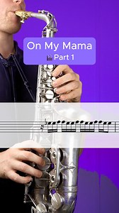 6.2K views · 52 reactions | On My Mama on #saxophone -  Part 1  #OnMyMama #victoriamonet #tonestro #sheetmusic #saxophoneplayer #learnsaxophone #fypviralシ | tonestro | Facebook