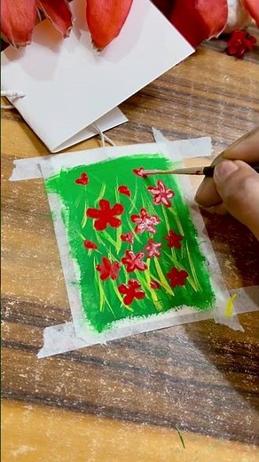 CREATE a Beautiful FLOWER GARDEN with Gouache Painting!
